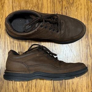 *ROCKPORT* Dark Brown Leather Oxfords Size 9